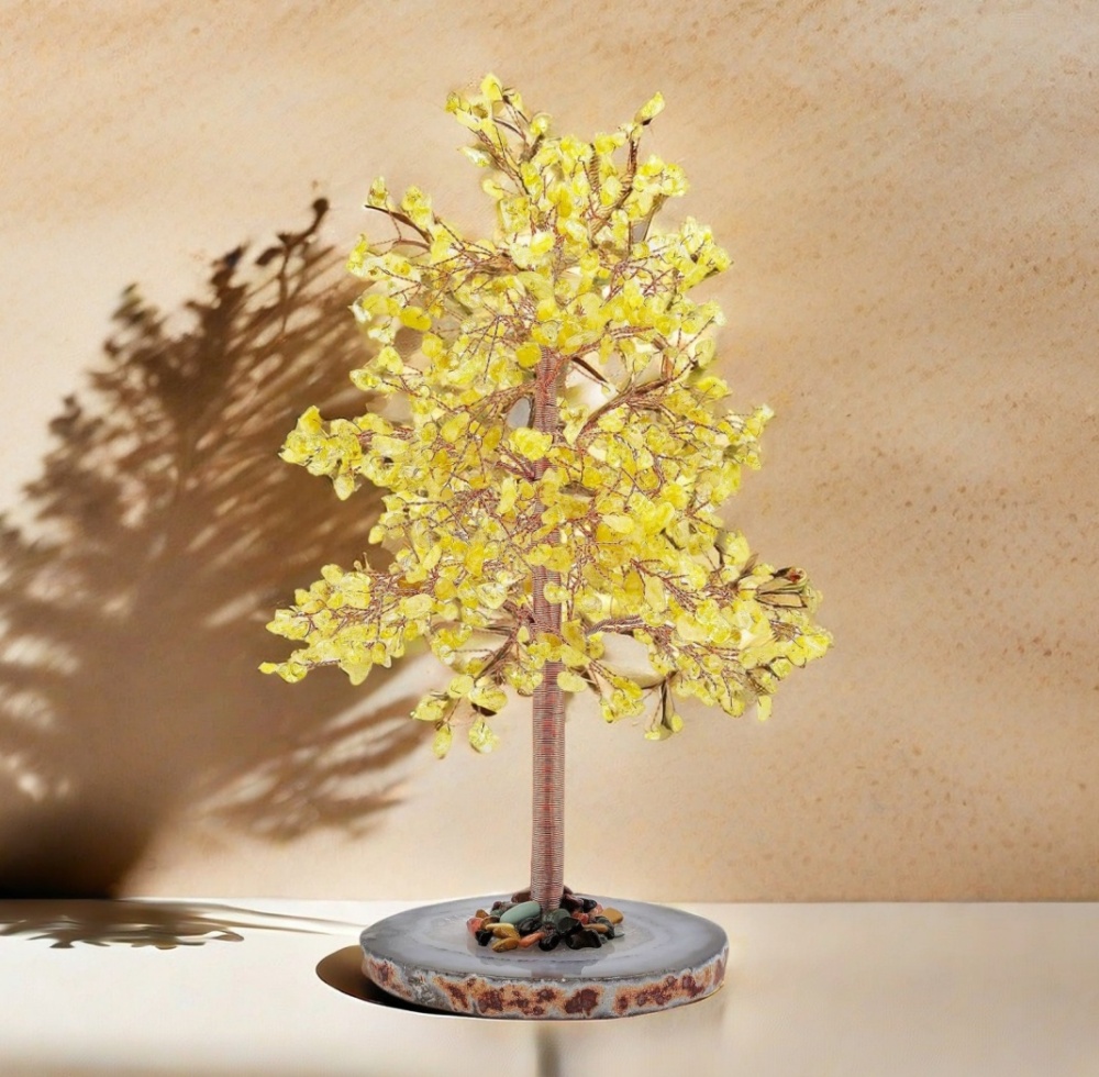 Solar Plexus Chakra Citrine Abundance Tree