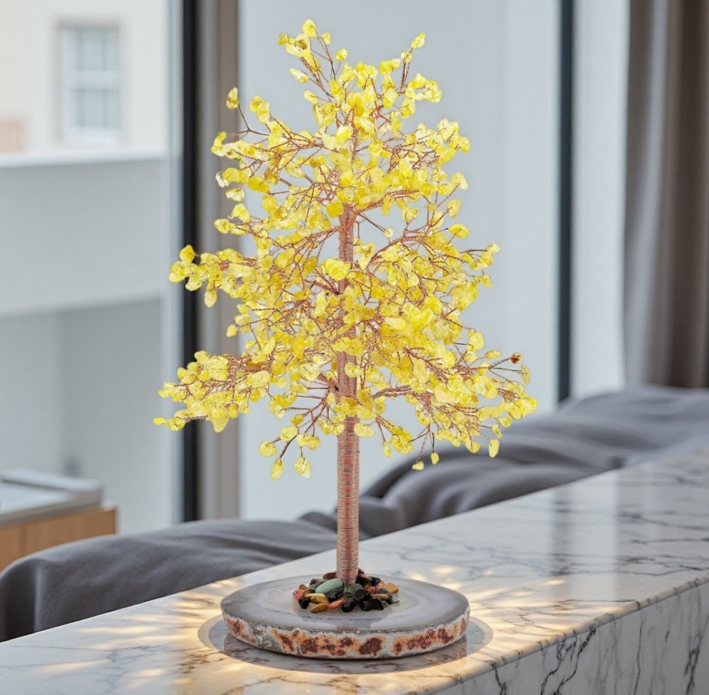 Solar Plexus Chakra Citrine Abundance Tree