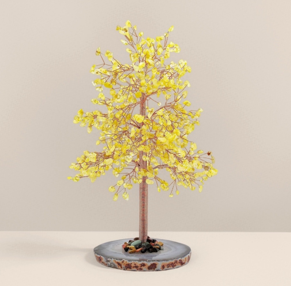 Solar Plexus Chakra Citrine Abundance Tree