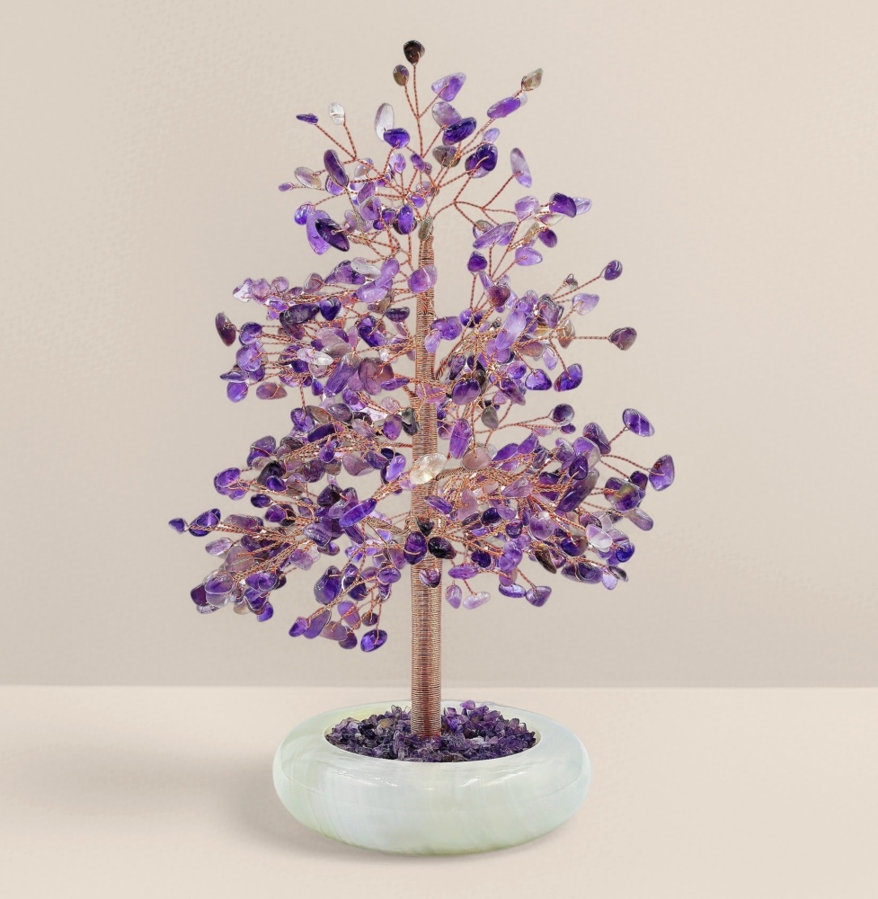 Crown Chakra Amethyst Calm & Clarity Tree
