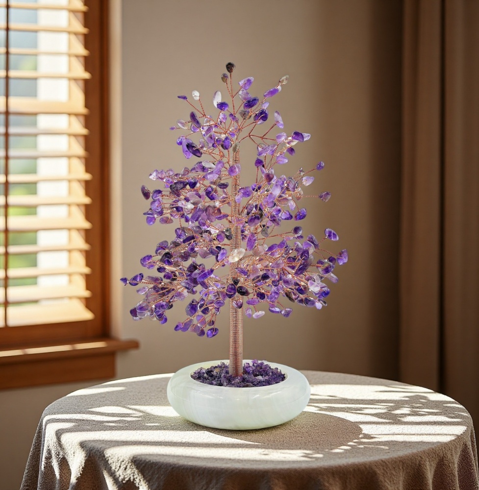 Crown Chakra Amethyst Calm & Clarity Tree
