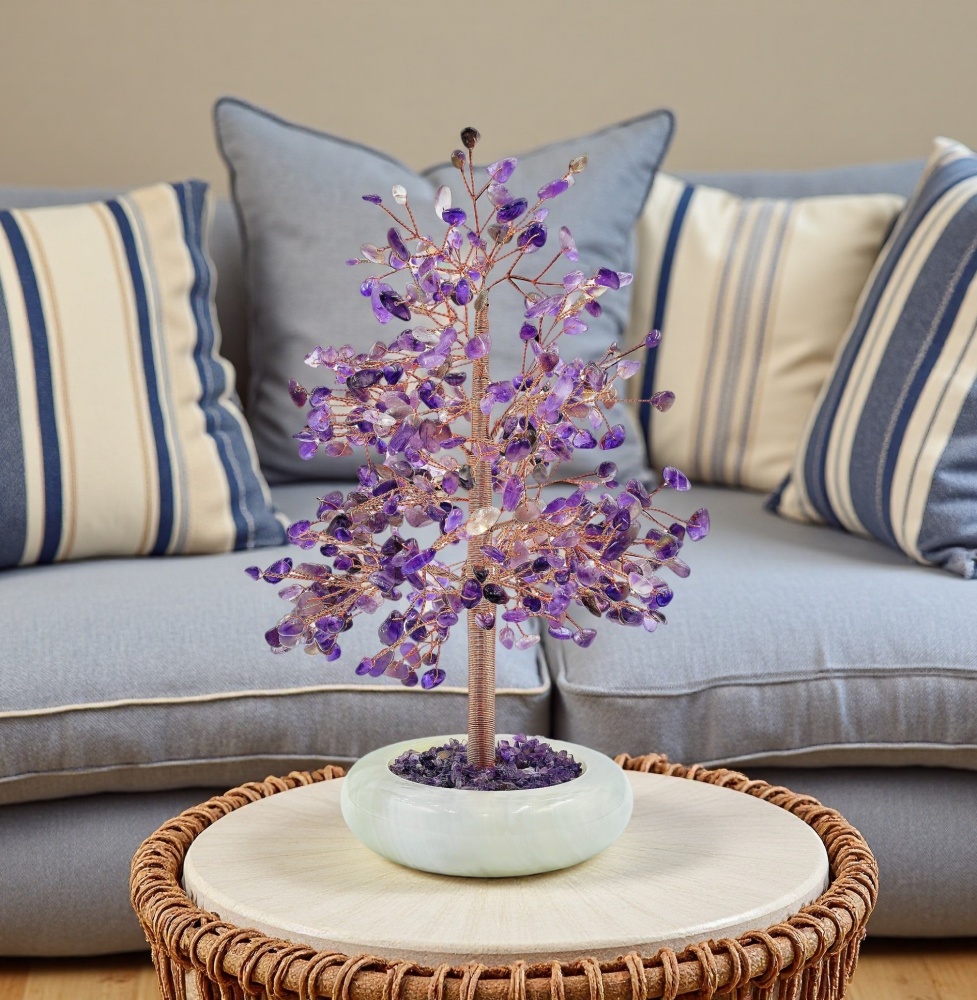 Crown Chakra Amethyst Calm & Clarity Tree