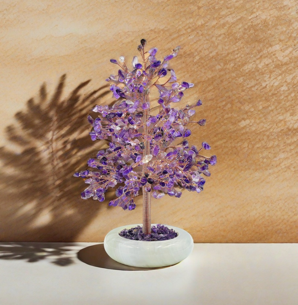 Crown Chakra Amethyst Calm & Clarity Tree