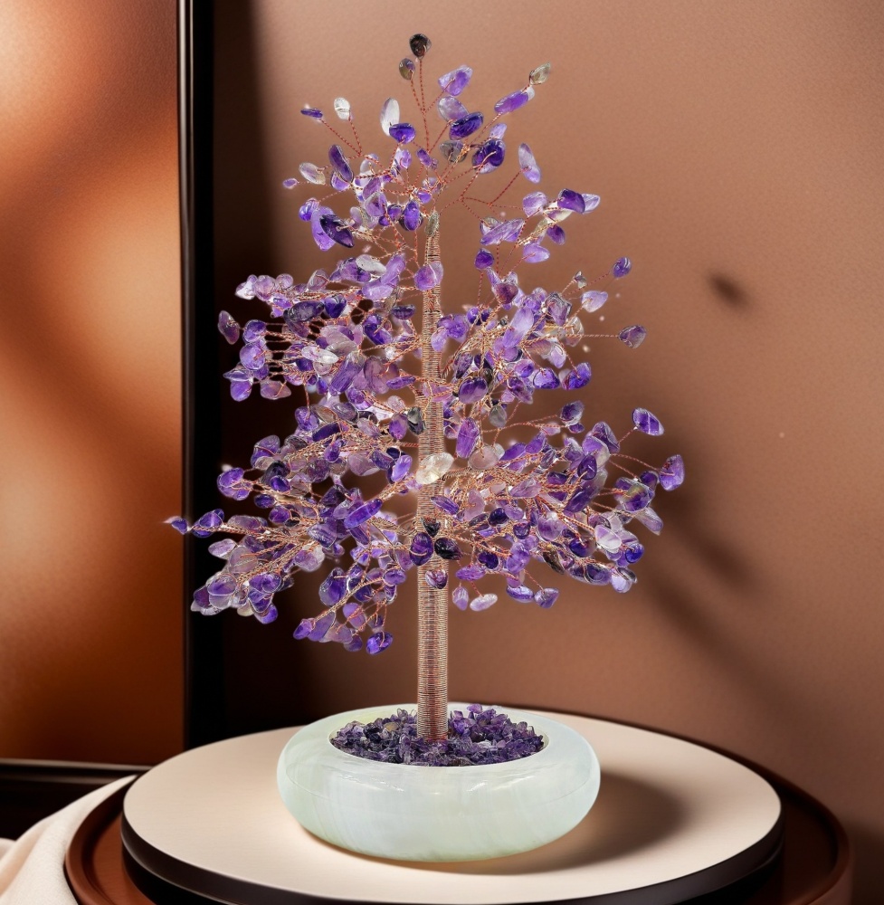 Crown Chakra Amethyst Calm & Clarity Tree
