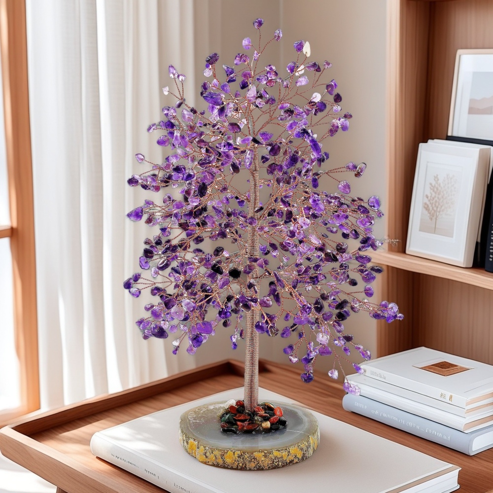 Crown Chakra Amethyst Calm & Intuition Tree
