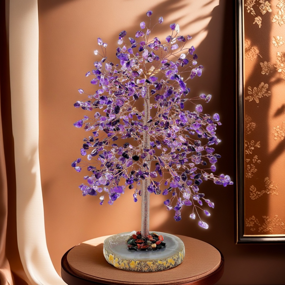 Crown Chakra Amethyst Calm & Intuition Tree