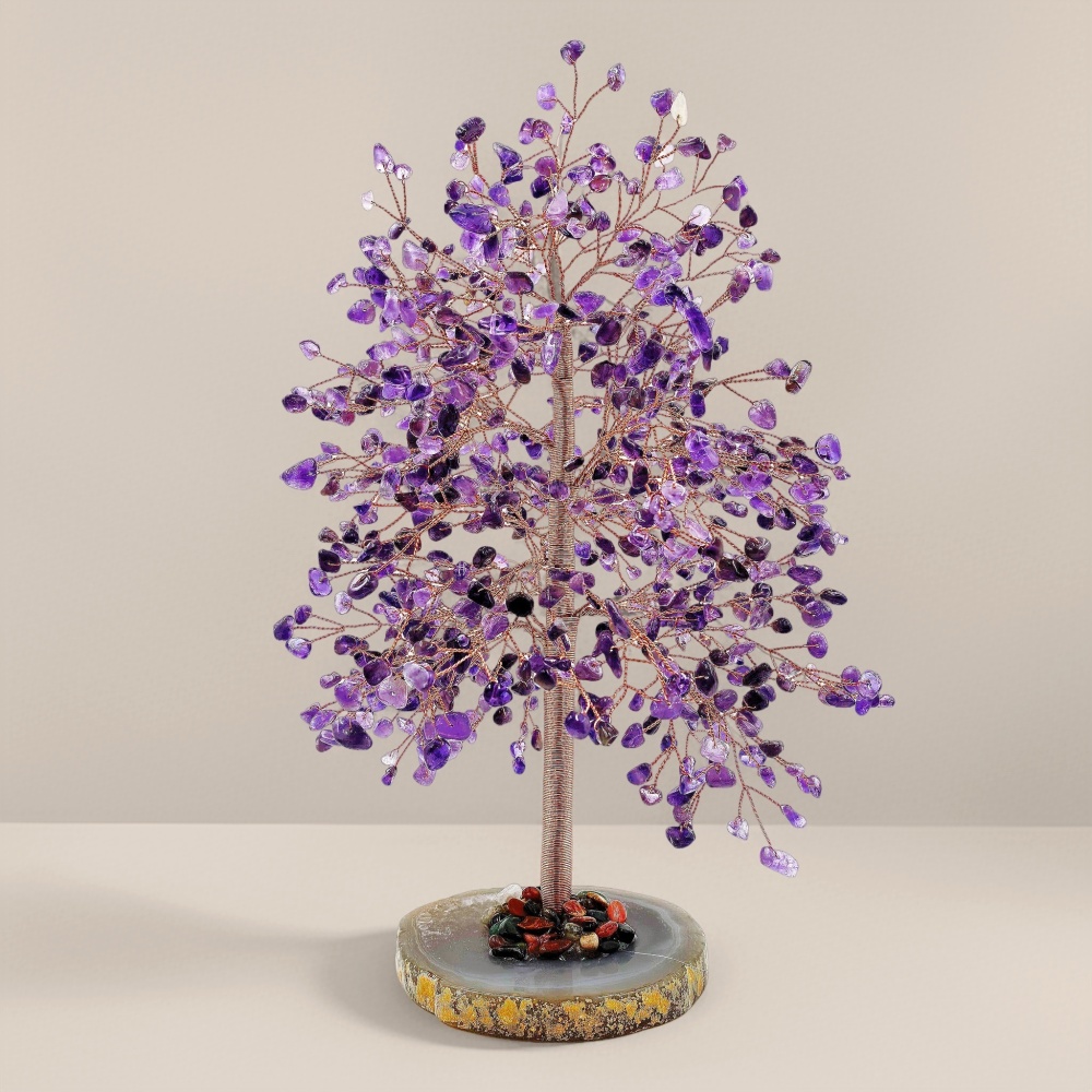 Crown Chakra Amethyst Calm & Intuition Tree