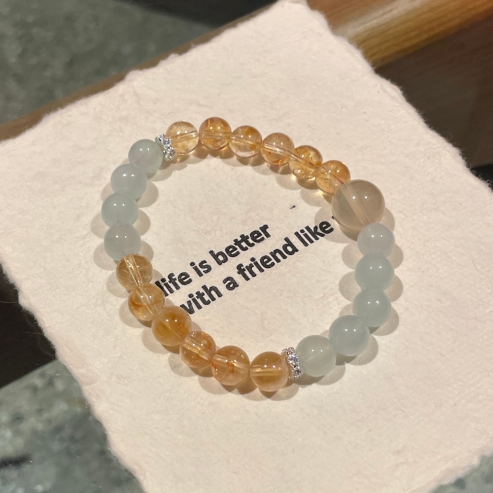 Clarity Fortune Ocean Calm Tower Citrine Talisman