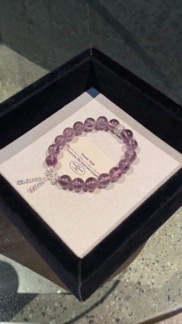 Spiritual Peace Light Lavender Amethyst Bracelet
