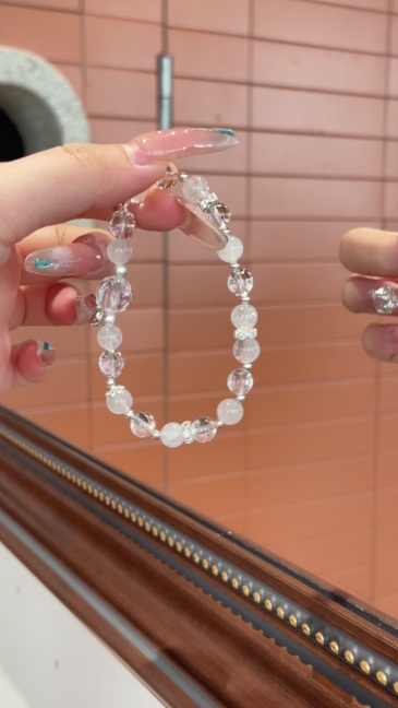 Spiritual Reset & Mind Calming Pure White Crystal Strand