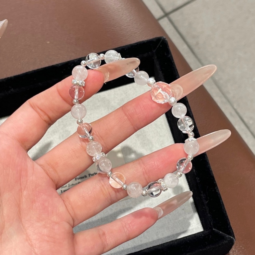 Spiritual Reset & Mind Calming Pure White Crystal Strand