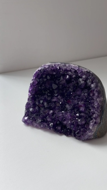 Hill Shape Amethyst Self-Standing Geode