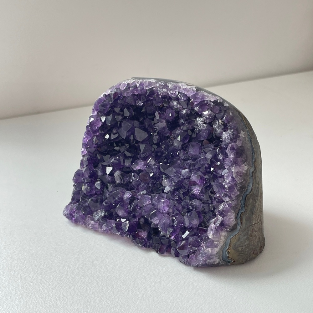 Hill Shape Amethyst Self-Standing Geode