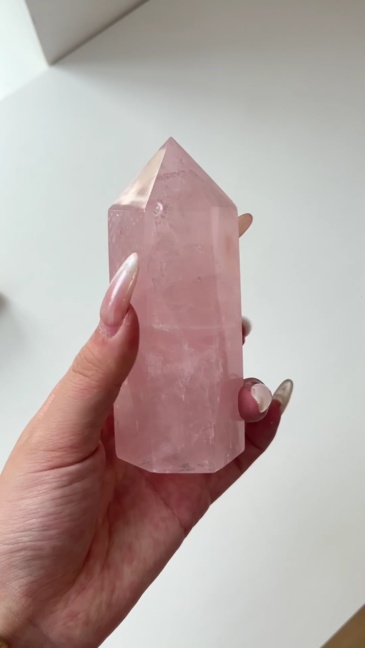 Love Vibe Rose Quartz Tower
