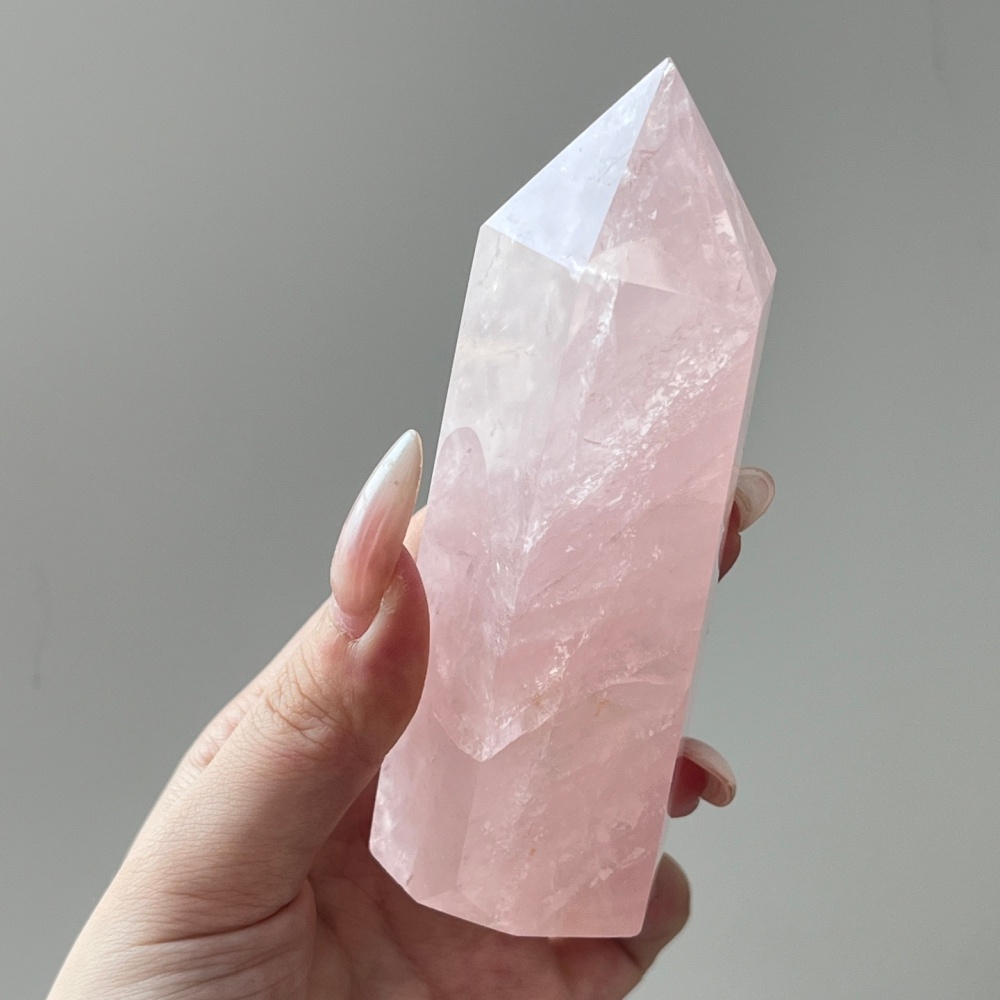 Love Vibe Rose Quartz Tower