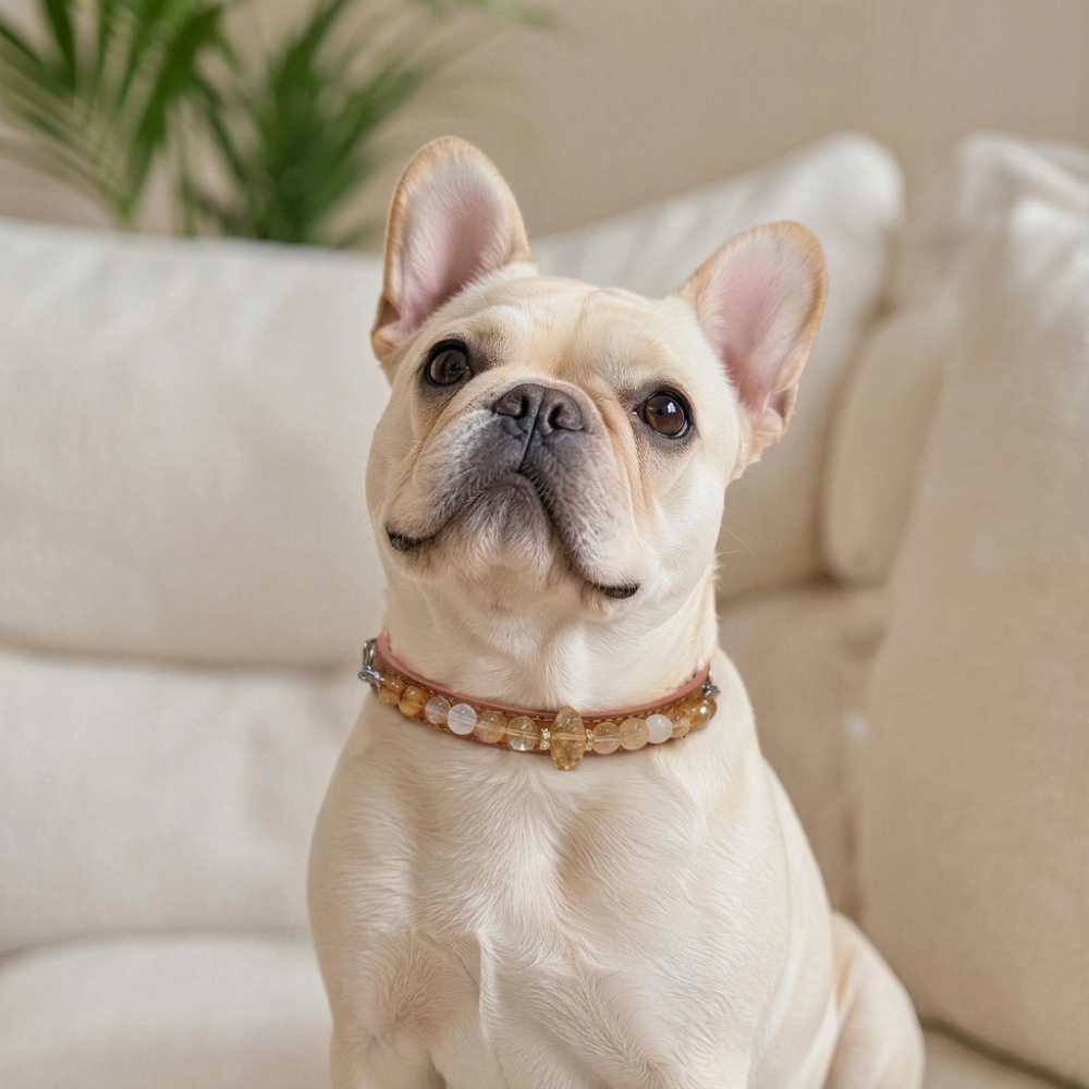 Golden Fortune Gem Pet Choker
