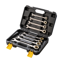 Black nickle ratchet wrench blow molded box,Black nickle ratchet wrench,ouma