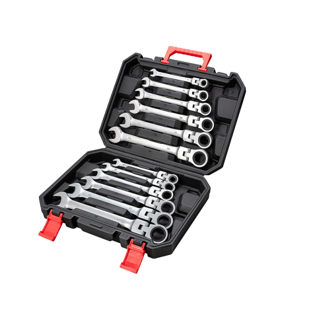 Flexible Ratchet Wrench Blow Molded Box Set,Matte ratchet wrench,ouma