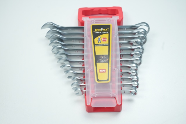 Combination wrench Plastic rack packaing set,Combination wrench Plastic rack packaing set,ouma