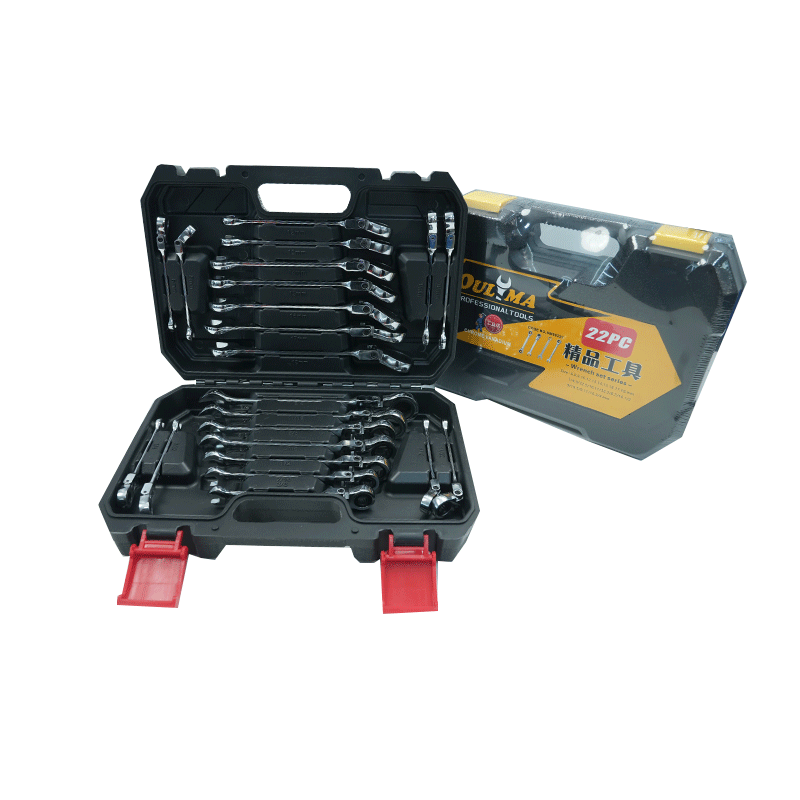 Flexible Ratchet Wrench Blow Molded Box Set,Matte ratchet wrench,ouma