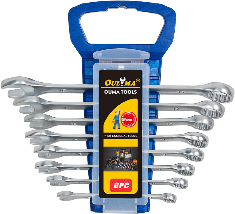 Combination wrench Plastic rack packaing set,Combination wrench Plastic rack packaing set,ouma