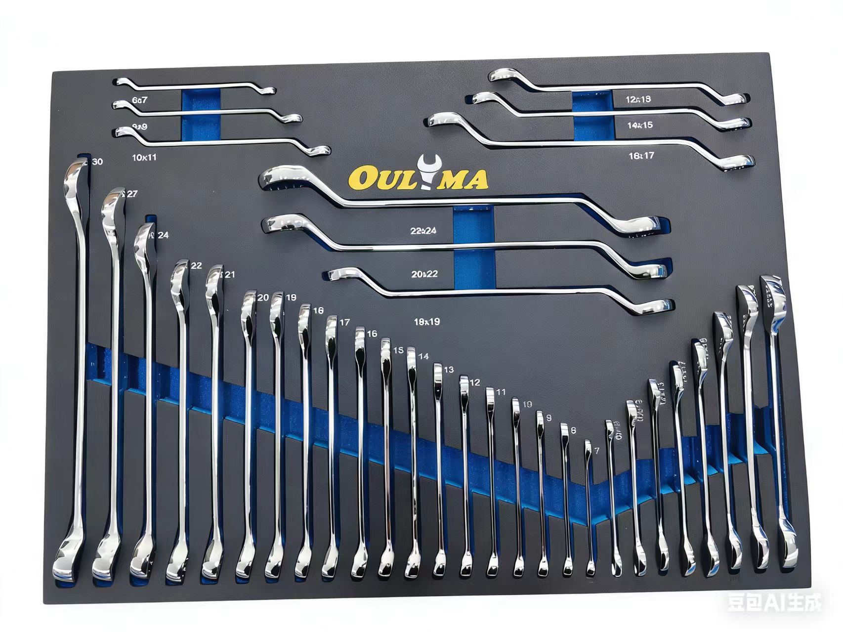 EVA Tray Ratchet Wrench&Double-Ring Set,EVA Tray Ratchet Wrench&Double-Ring Set,ouma