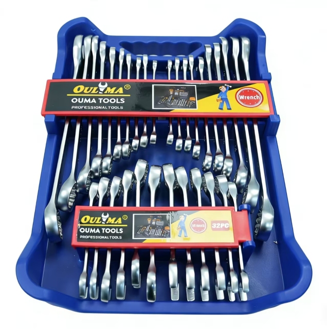 32Pcs Combination Wrench Set Heavy Duty Metric wrench for automotive,32PCS Combination Wrench Set | Ratchet Wrench | Wholesale Supplier,ouma