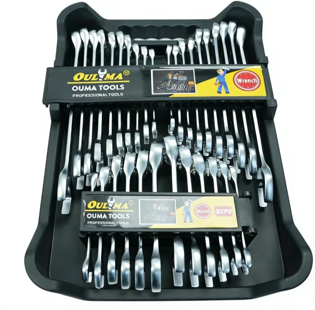 32Pcs Combination Wrench Set Heavy Duty Metric wrench for automotive,32PCS Combination Wrench Set | Ratchet Wrench | Wholesale Supplier,ouma