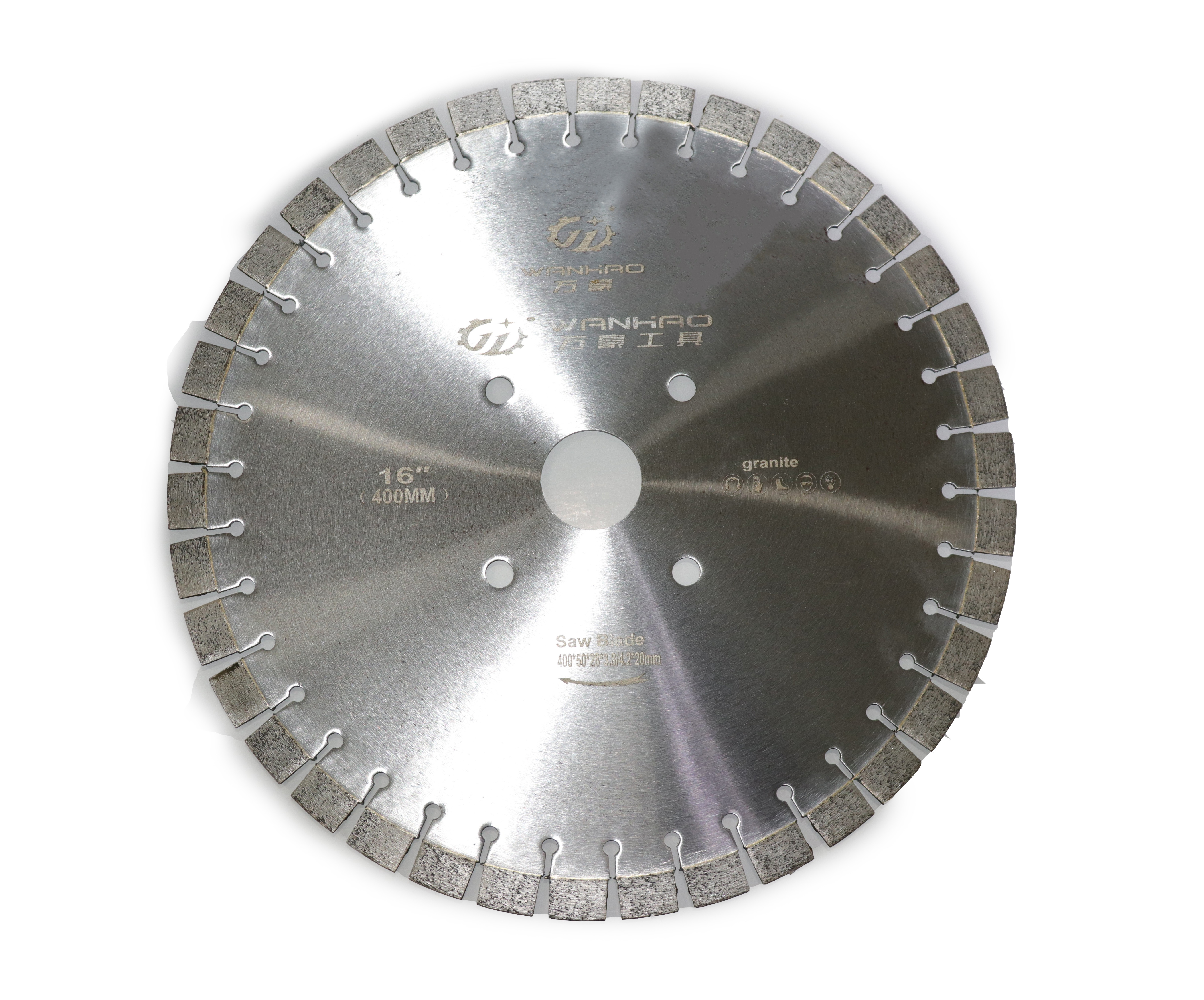 DIAMOND SAW BLADES FORGRANITE WITH SMALL SEGMENTS