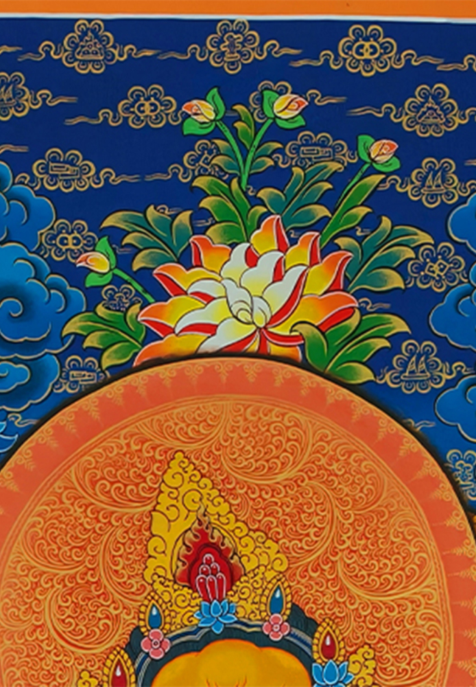 The Five Dzambhala Thangka | Sacred Symbol of Prosperity and Protection