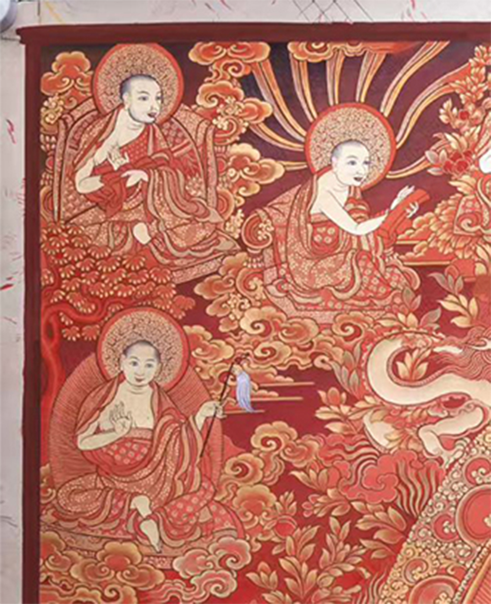 Shakyamuni Buddha With Disciples | Symbol of Enlightenment and Inner Peace