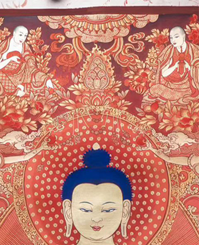 Shakyamuni Buddha With Disciples | Symbol of Enlightenment and Inner Peace