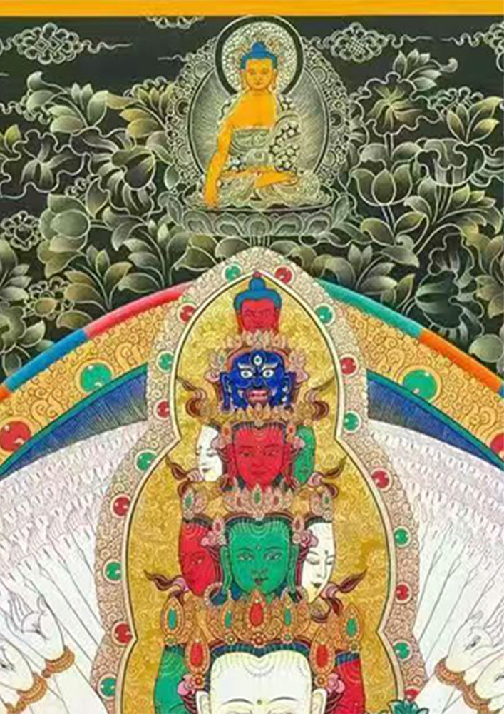Divine 1000 Armed Chenrezig Art | The Embodiment of Infinite Compassion and Enlightenment
