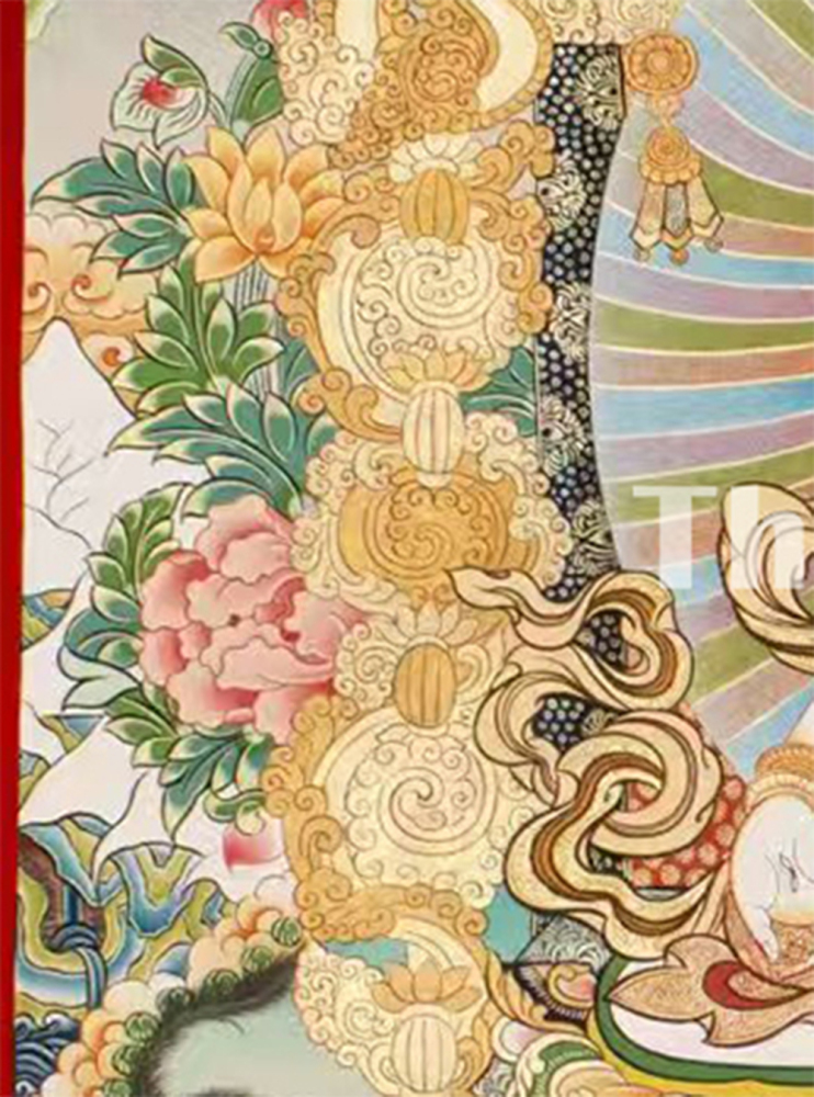White Tara Original Hand-Painted Thangka | Kwan Yin Female Goddess