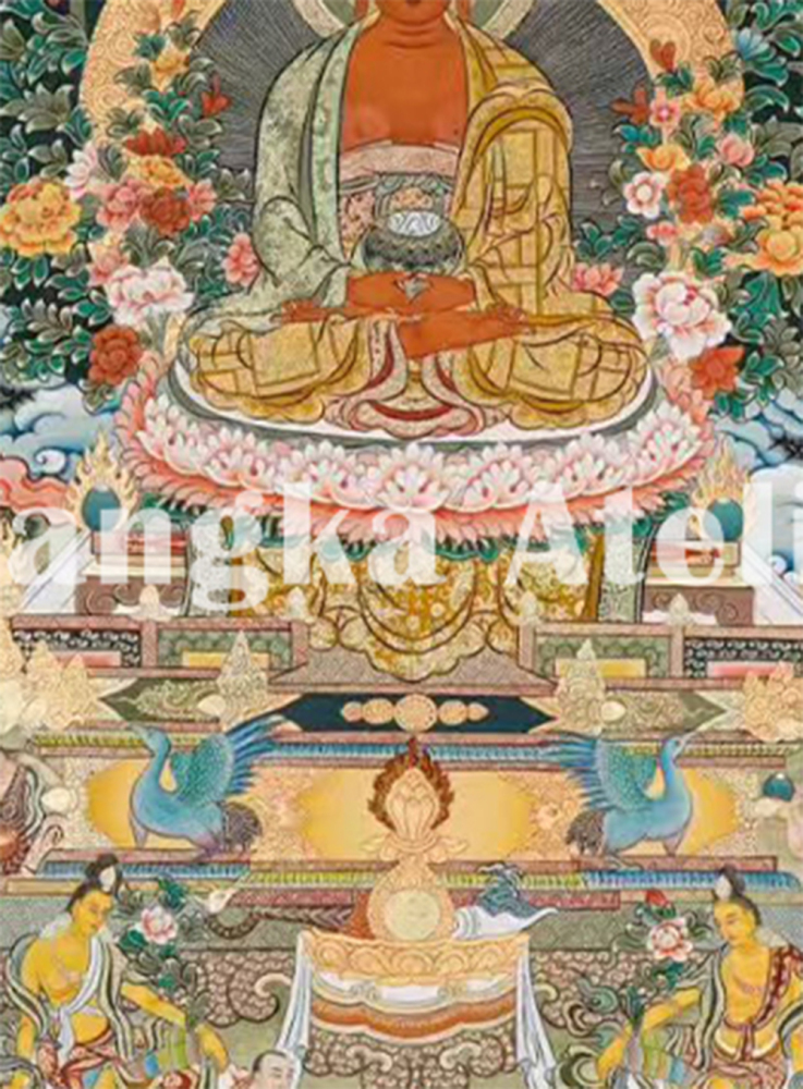 Amitabha Buddha Thangka | The Buddha of Boundless Compassion and Light