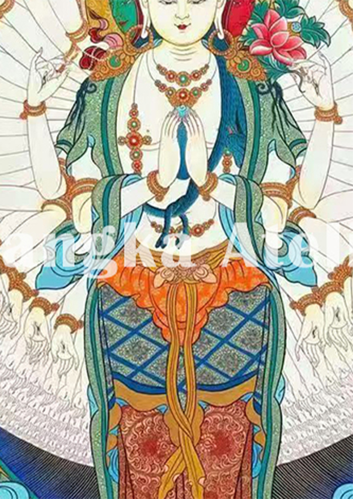 Divine 1000 Armed Chenrezig Art | The Embodiment of Infinite Compassion and Enlightenment