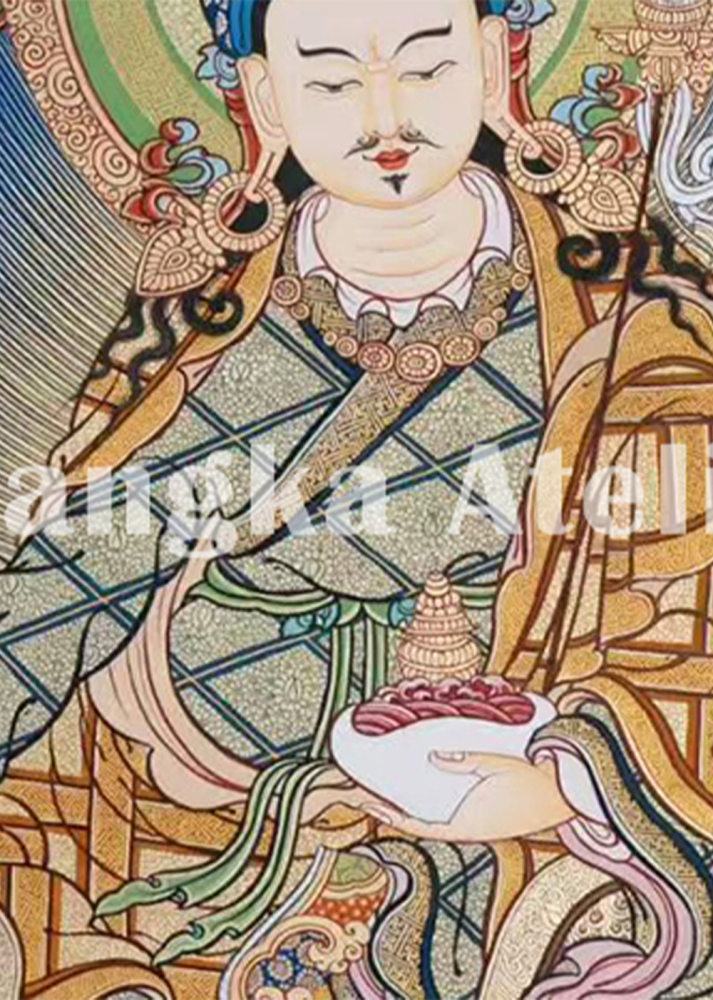 Tantric Guru Padmasambhava Thangka | Sacred Symbol of Wisdom and Transformation