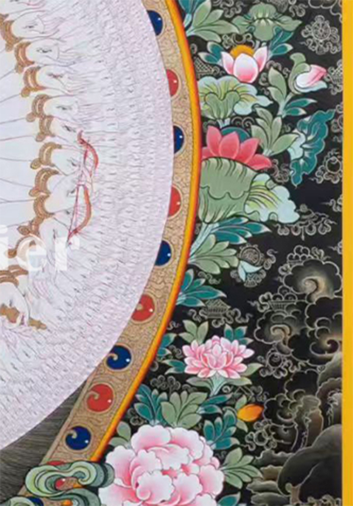 Tibetan Bodhisattva 1000 Armed Avalokiteshvara | Compassionate Protector of All Beings