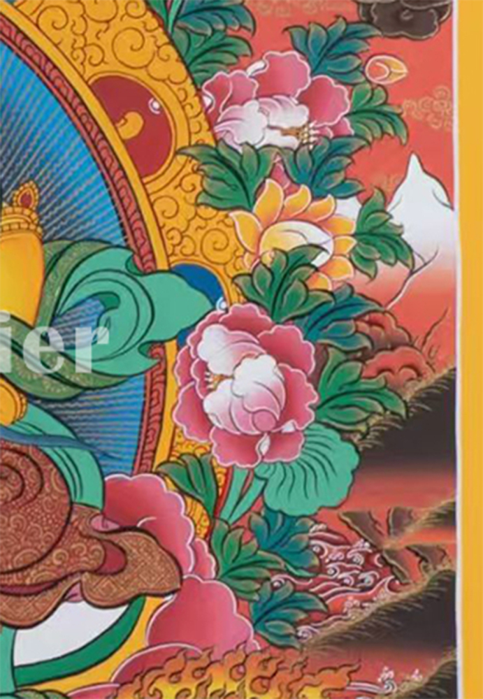 Namtoshe with Five Dzambhalas | Buddhist Wealth Deities