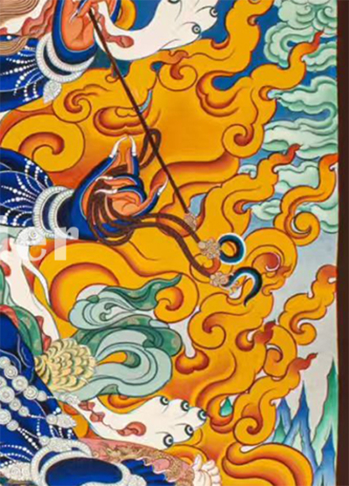 Six-Armed Mahakala Thangka with Consort | Wrathful Protector of the Dharma