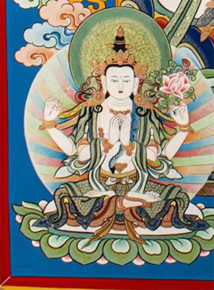 The Great Three Bodhisattvas | Manjushri, Avalokiteshvara & Vajrapani