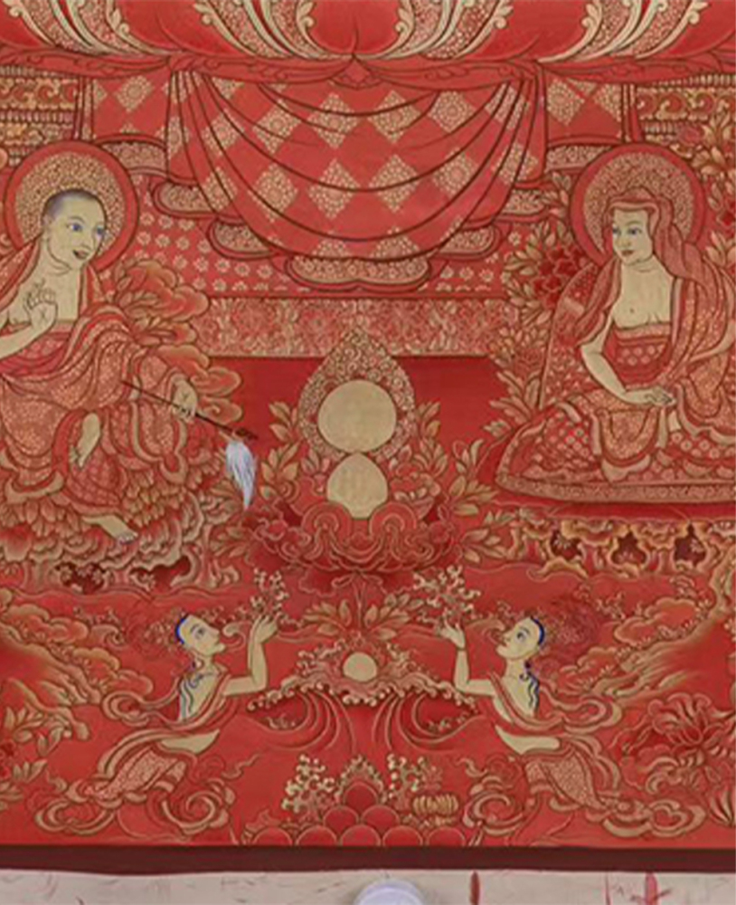 Shakyamuni Buddha With Disciples | Symbol of Enlightenment and Inner Peace