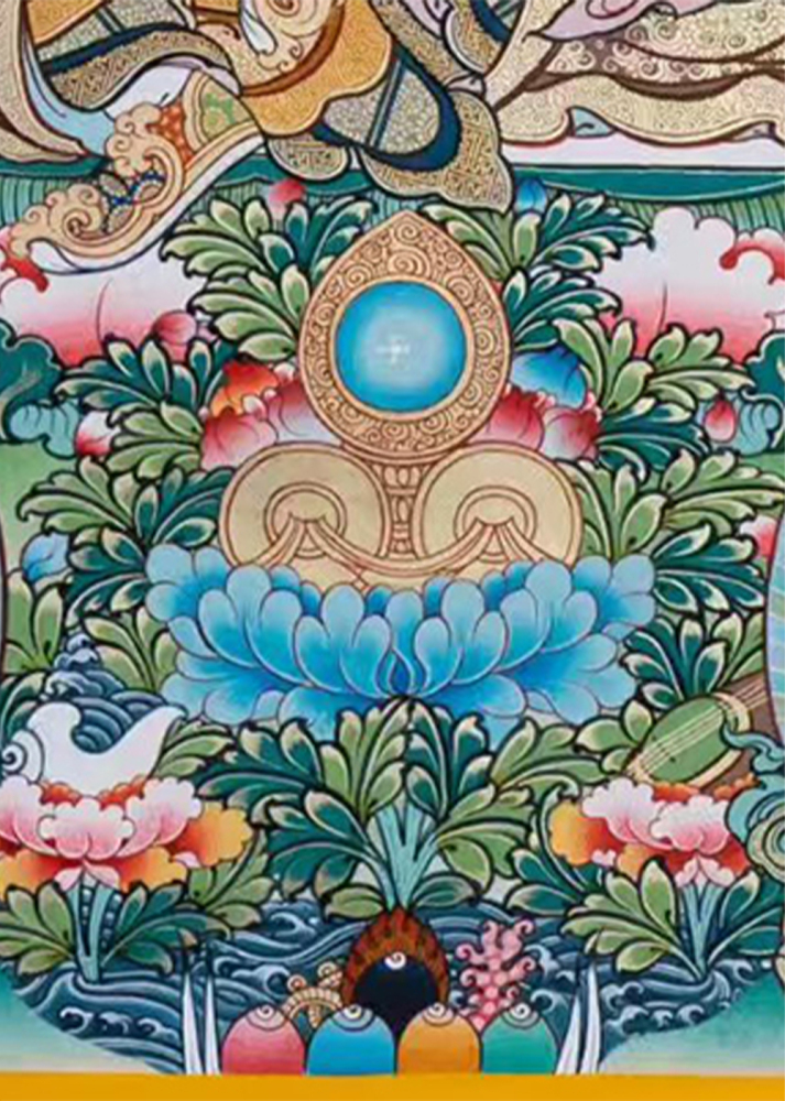 Tantric Guru Padmasambhava Thangka | Sacred Symbol of Wisdom and Transformation