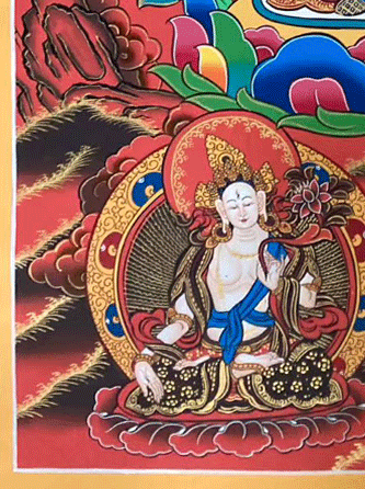 Vairocana Buddha Hand-painted Thangka
