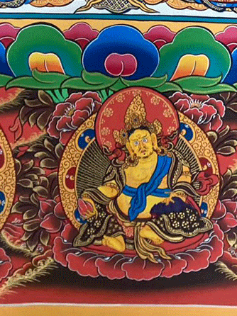 Vairocana Buddha Hand-painted Thangka