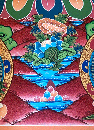 Hand-Painted Thangka of Manjushri Bodhisattva | Symbol of Great Wisdom