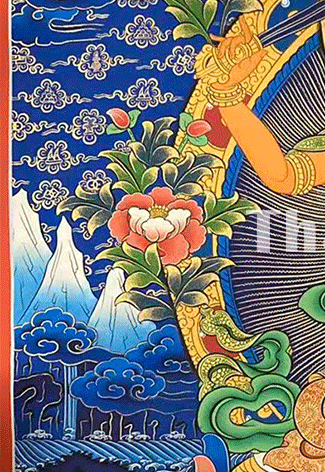 Hand-Painted Thangka of Manjushri Bodhisattva | Great Wisdom ▏Helps Cut Through Ignorance and Suffering ▏Maintains a Pure Heart