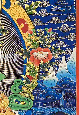 Hand-Painted Thangka of Manjushri Bodhisattva | Great Wisdom ▏Helps Cut Through Ignorance and Suffering ▏Maintains a Pure Heart