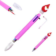 6 Colors Refills Christmas Gift Pen