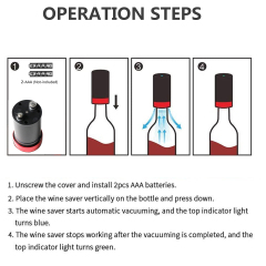 Electric Auto Vacuum Pump Wine Bottle Stopper